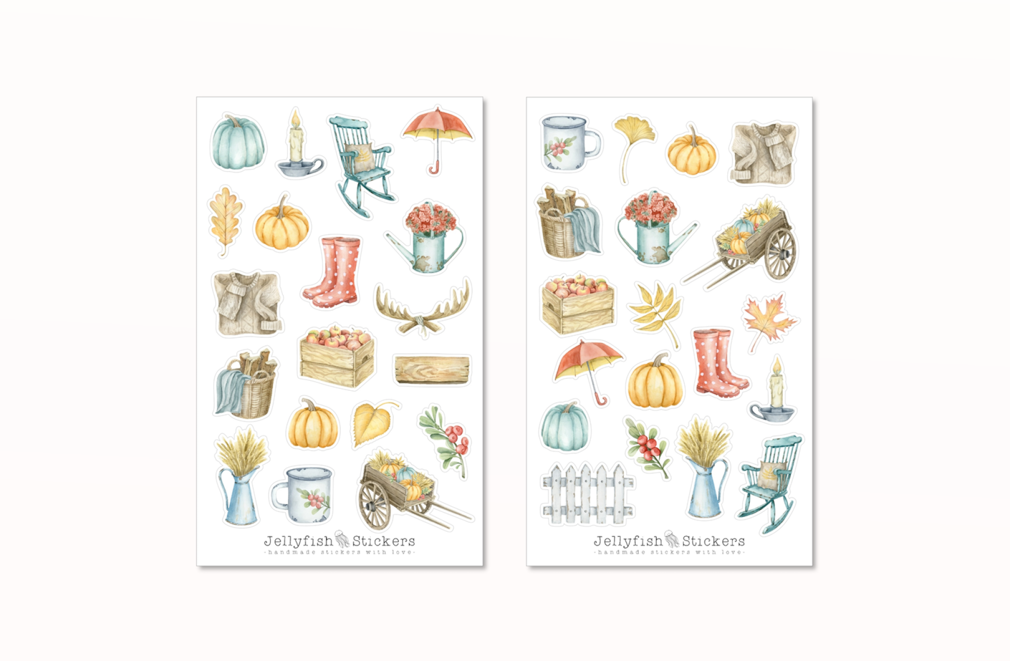 Herbst Sticker Set